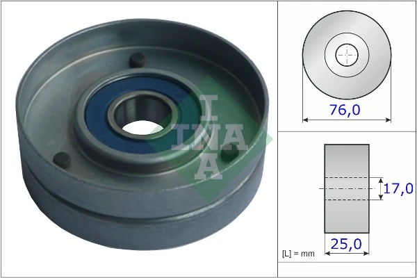 Tensioner Pulley, V-ribbed belt